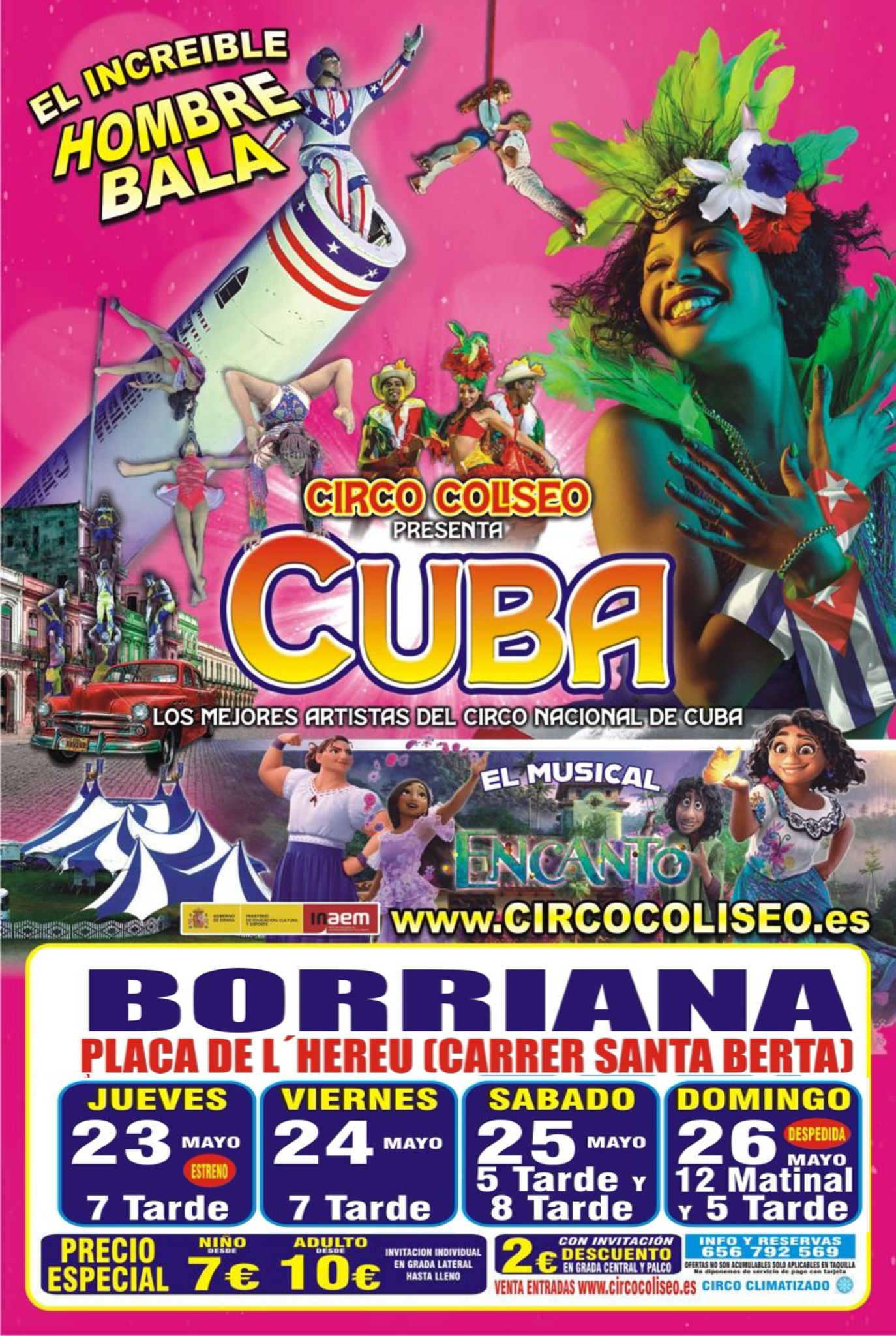 Circo Coliseo Presenta CUBA en Borriana