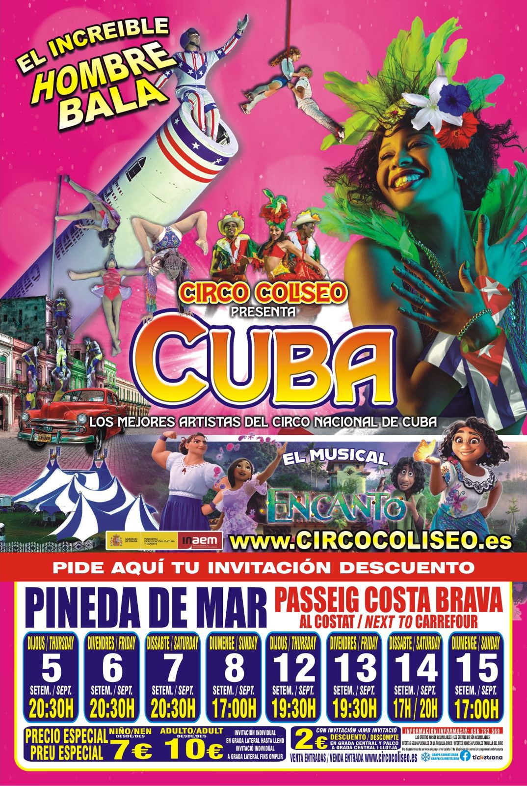 Circo Coliseo Presenta Cuba en PINEDA DE MAR