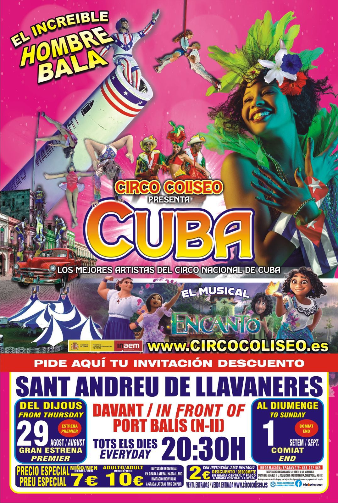 Circo Coliseo Presenta Cuba en Sant Andreu de Llavaneres