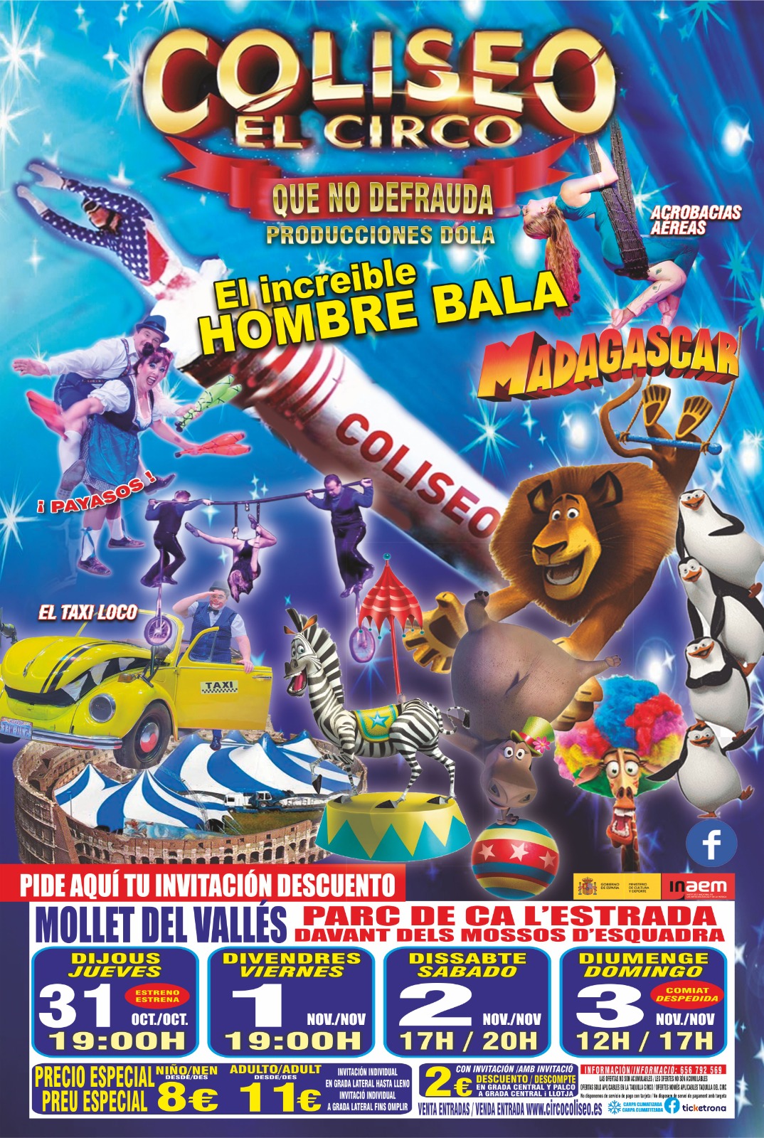 Circo Coliseo Presenta Cuba en Mollet del Vallés