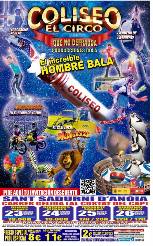 Circo Coliseo en Sant Sadurní D'Anoia