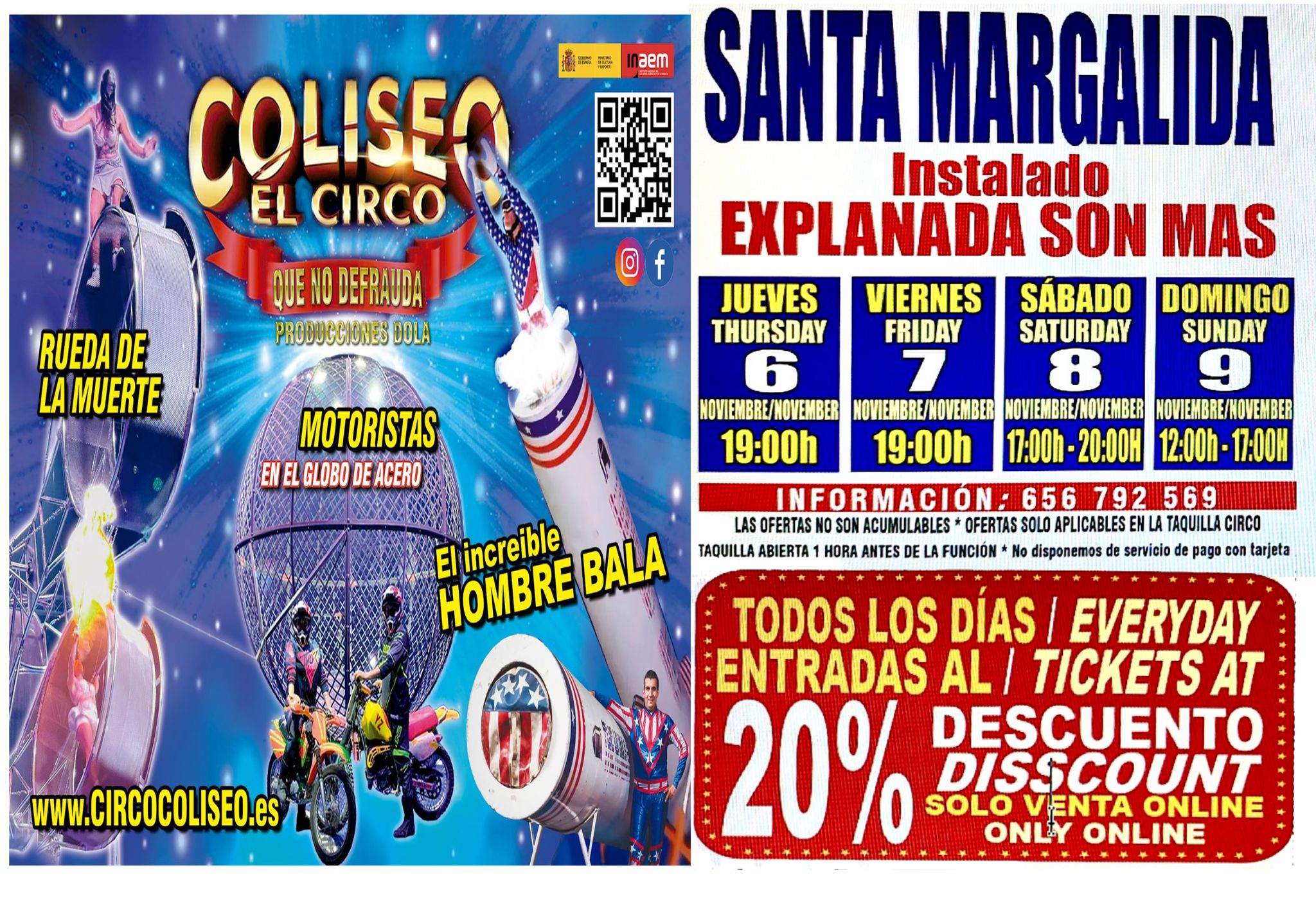 Circo Coliseo en SANTA MARGALIDA